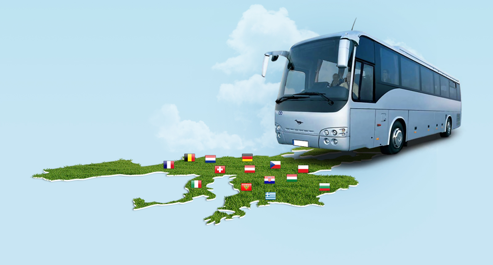 Автобусом по Европе и по России